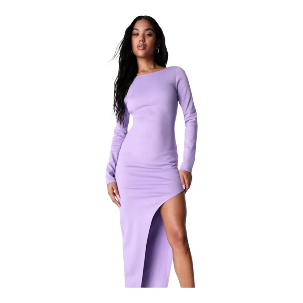 NWT LULU"S Dreaming About You Lilac Long Sleeve Maxi Dress Size XL